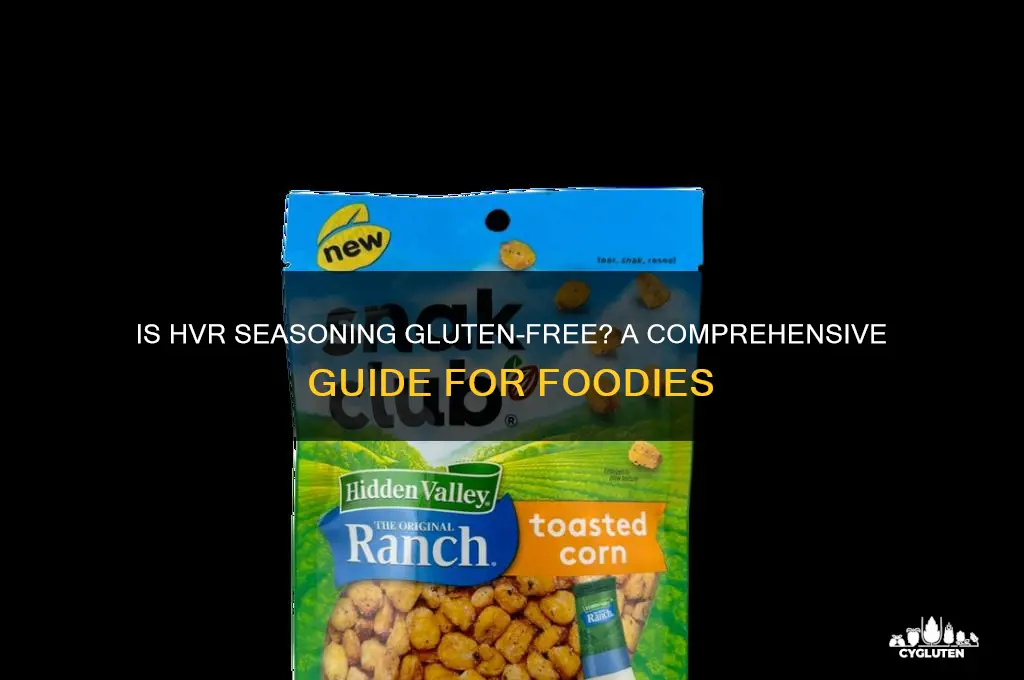 is hvr seasoning gluten free