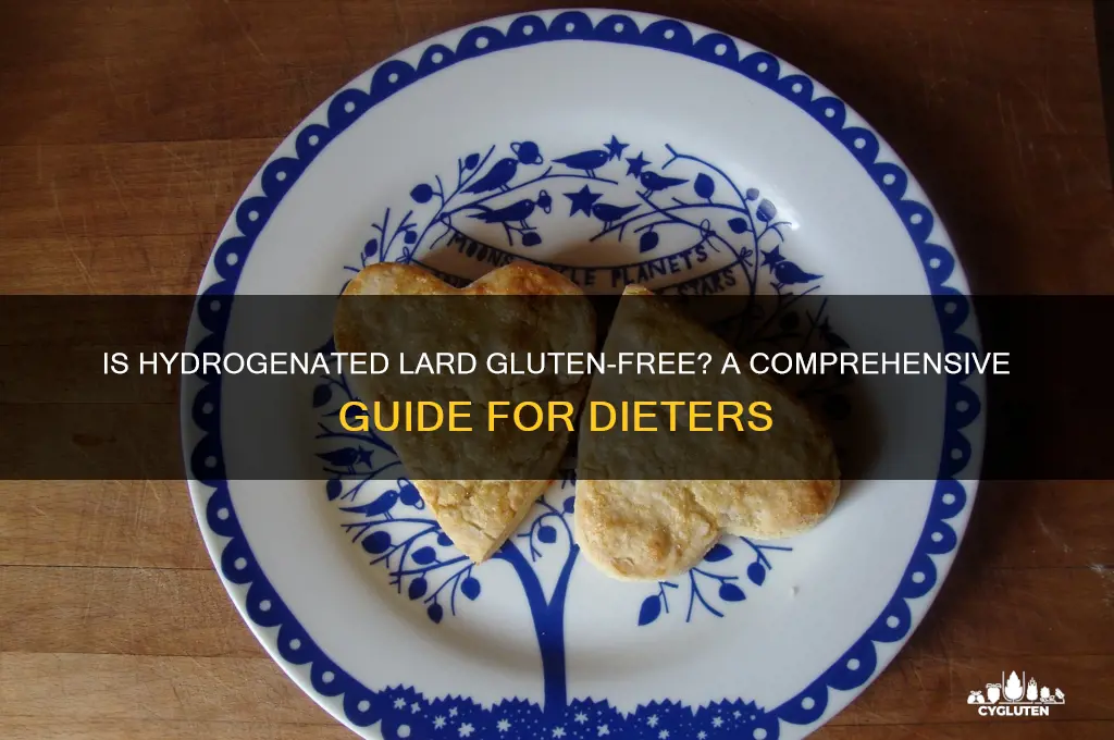is hydrogenated lard gluten free