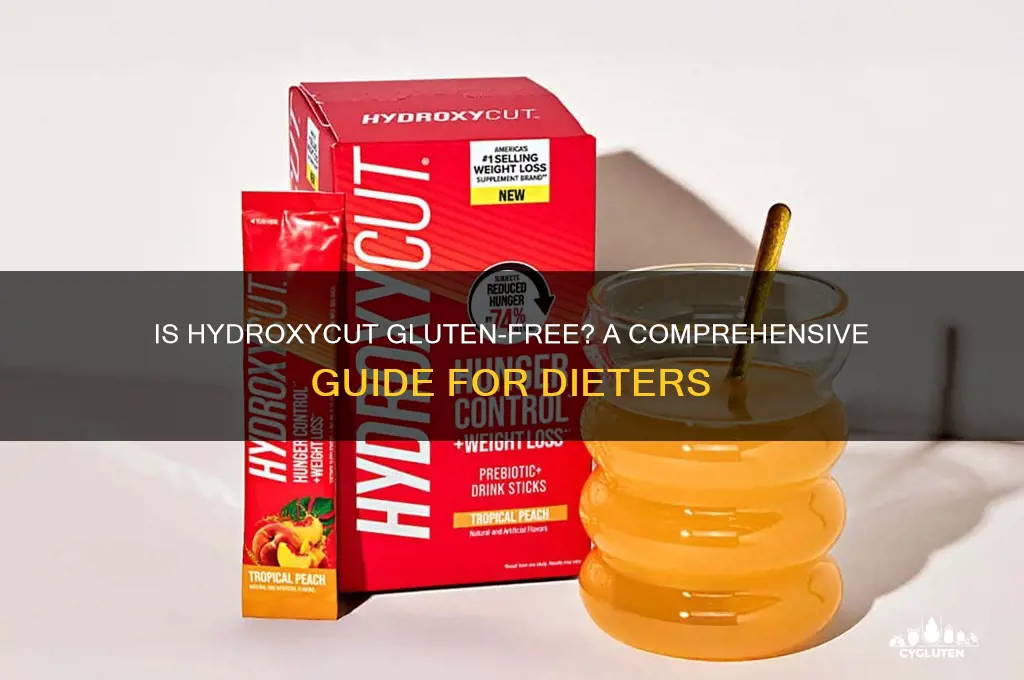 is hydroxycut gluten free