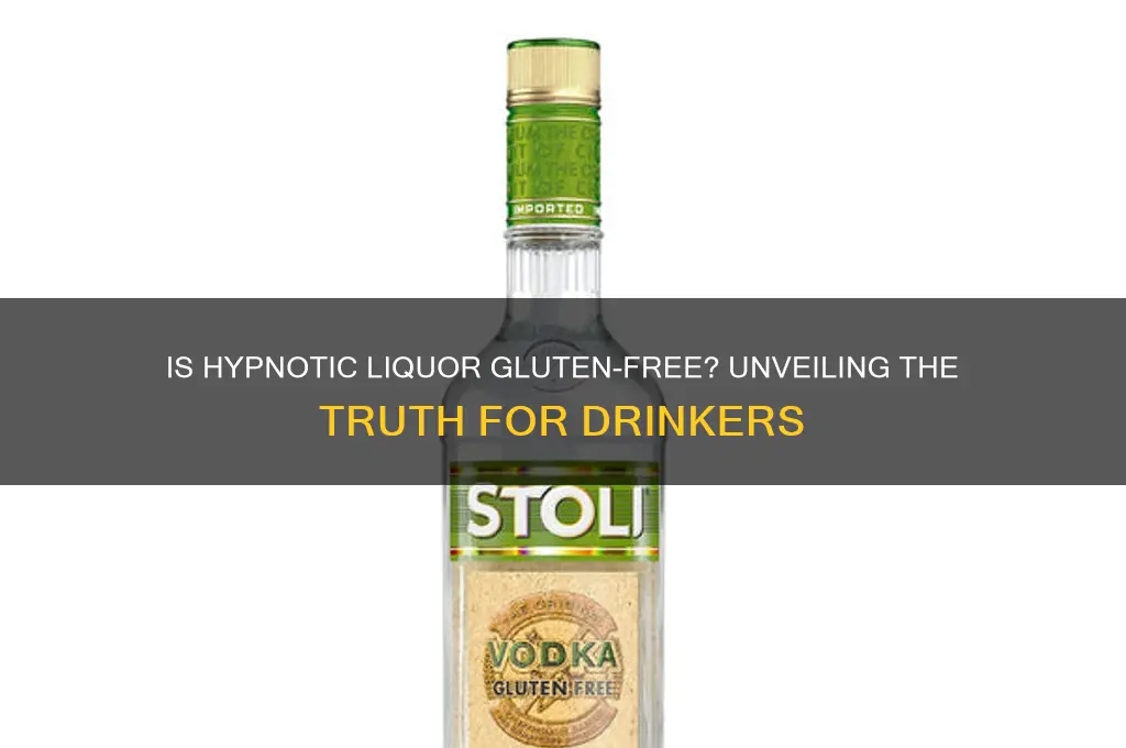 is hypnotic liquor gluten free
