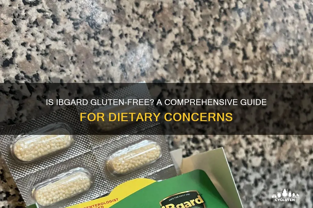 is ibgard gluten free