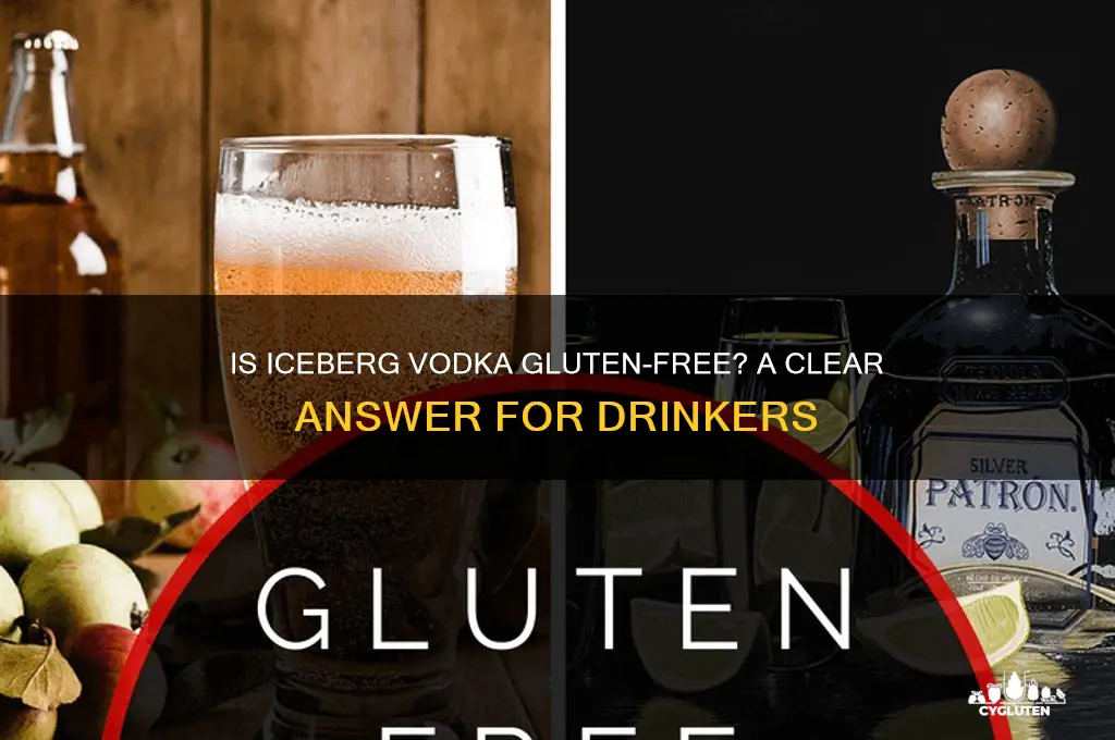 is iceberg vodka gluten free