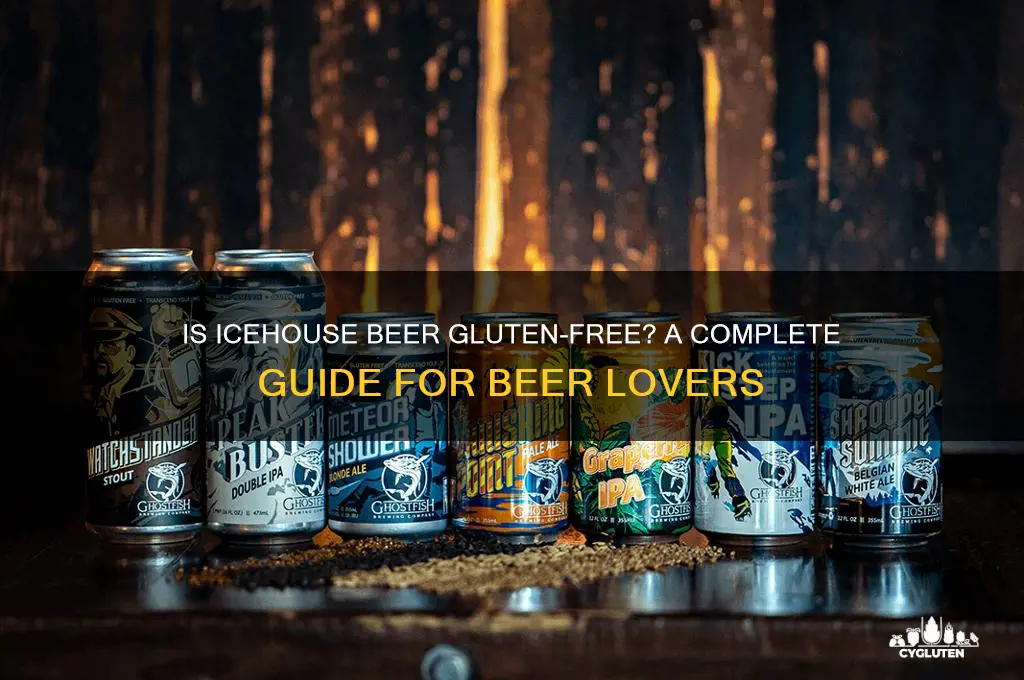 is icehouse beer gluten free