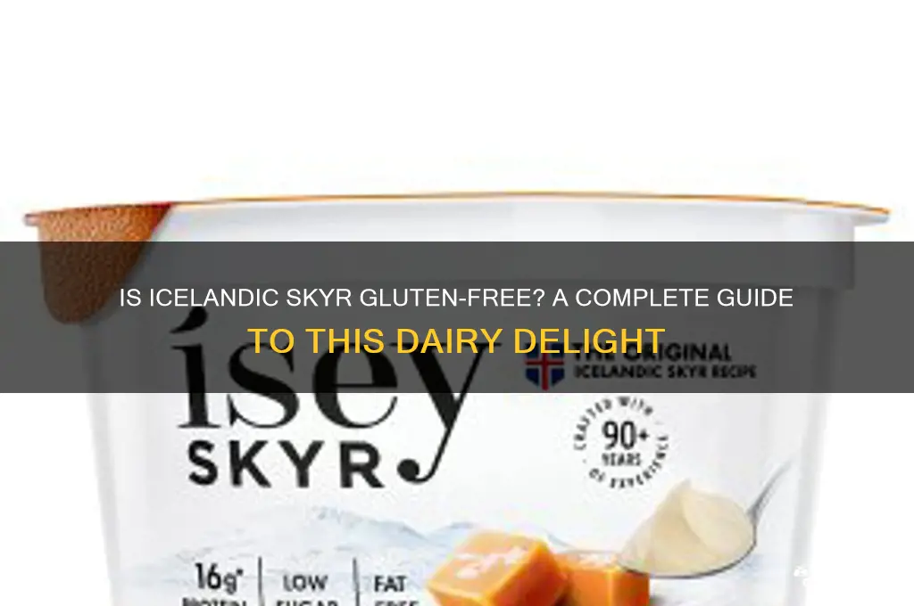 is icelandic skyr gluten free
