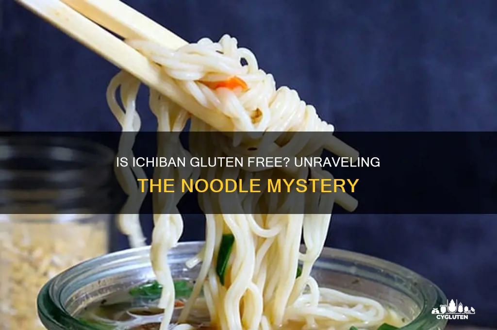 is ichiban gluten free