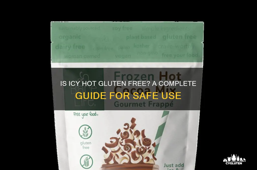 is icy hot gluten free