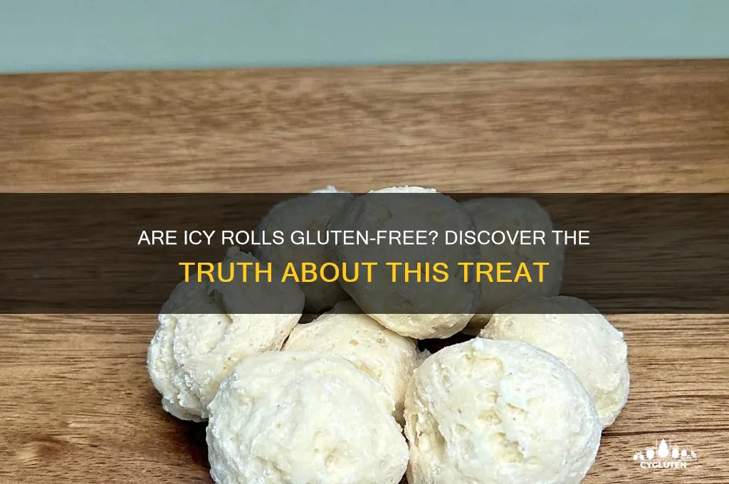 is icy rolls gluten free