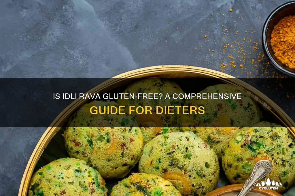 is idli rava gluten free