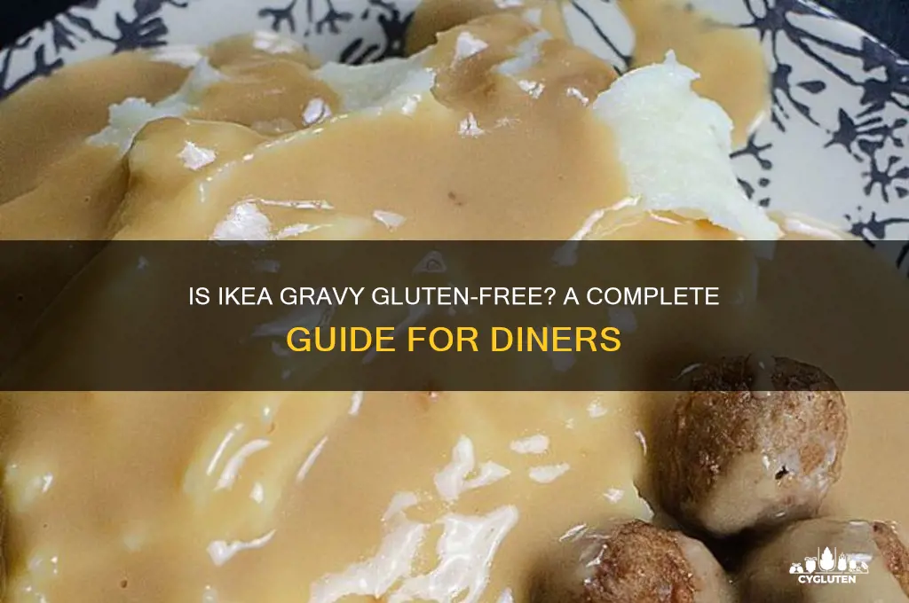 is ikea gravy gluten free