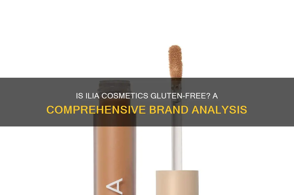 is ilia cosmetics gluten free