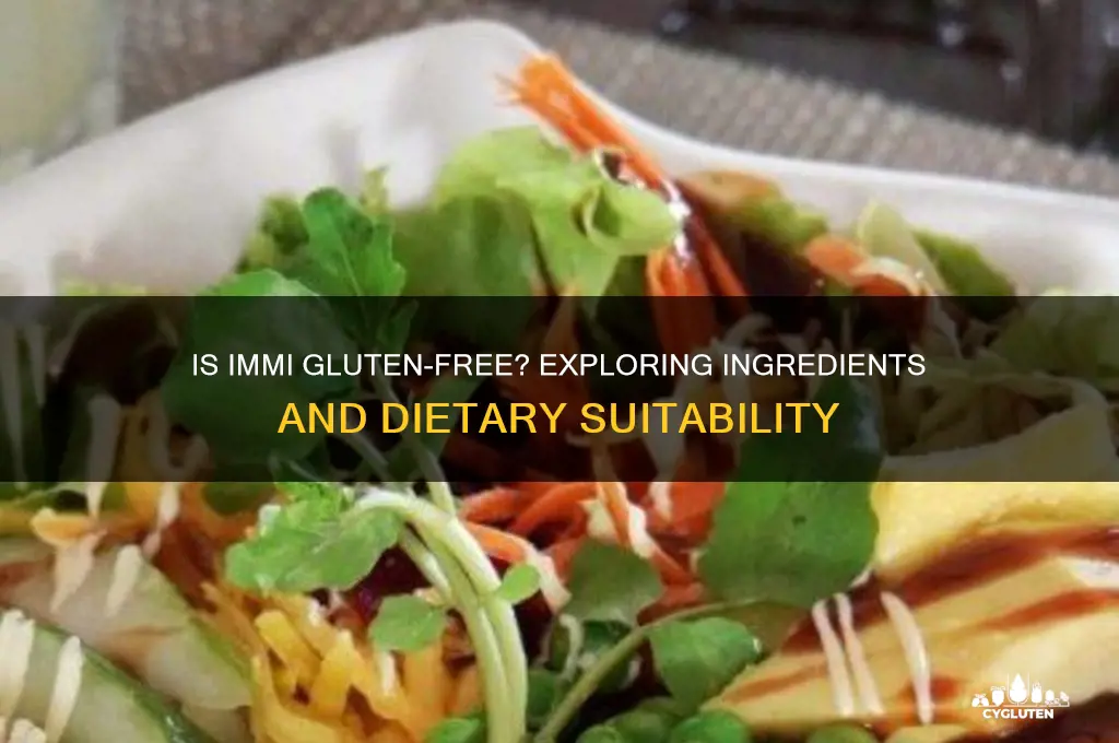 is immi gluten free