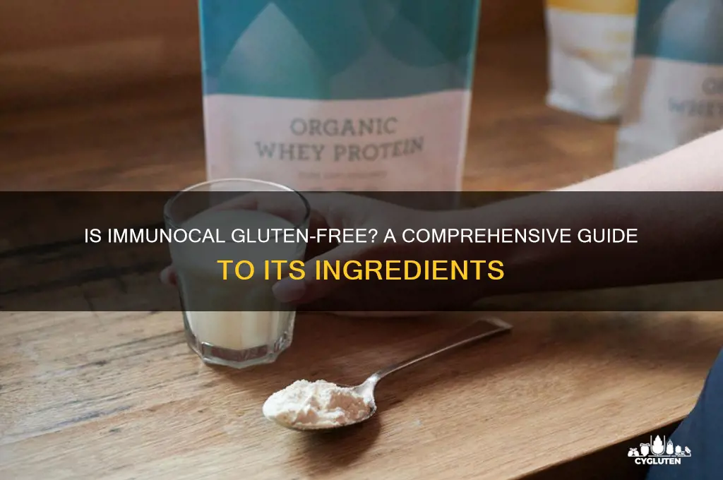 is immunocal gluten free