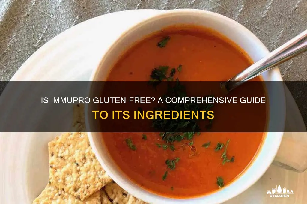 is immupro gluten free