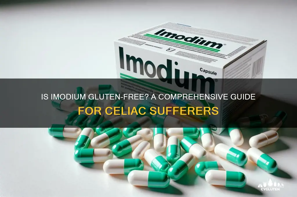 is imodium gluten free