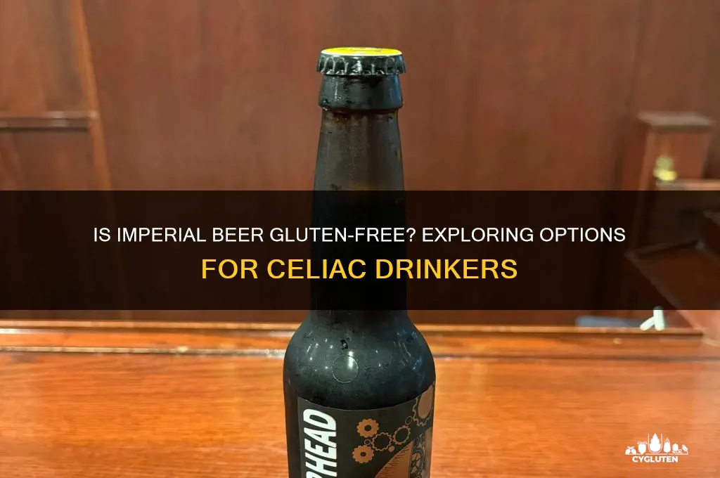 is imperial beer gluten free