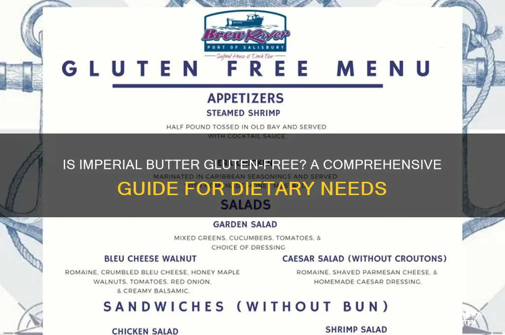 is imperial butter gluten free