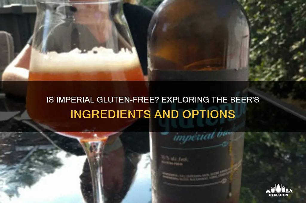 is imperial gluten free