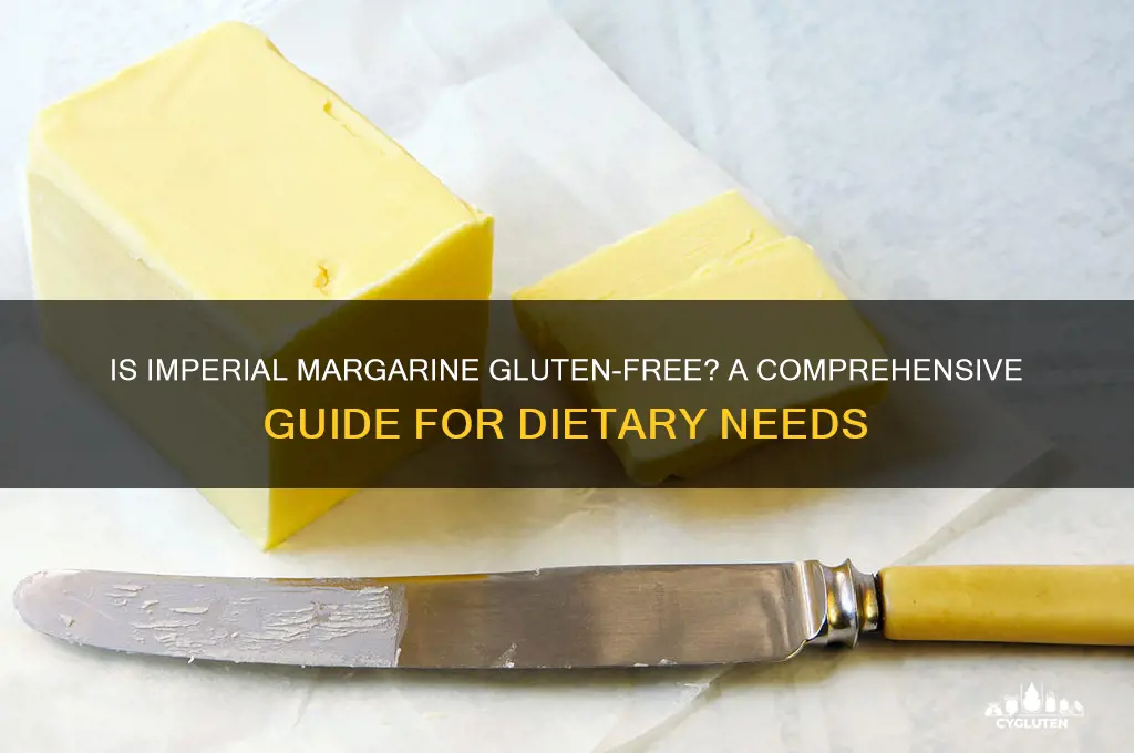 is imperial margarine gluten free