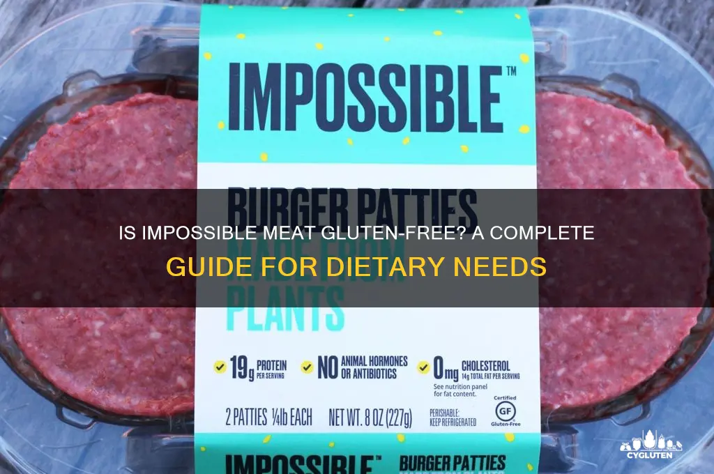 is imposible meats gluten free