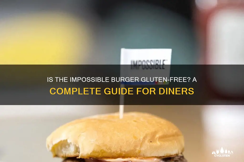 is impossible burger gluten free