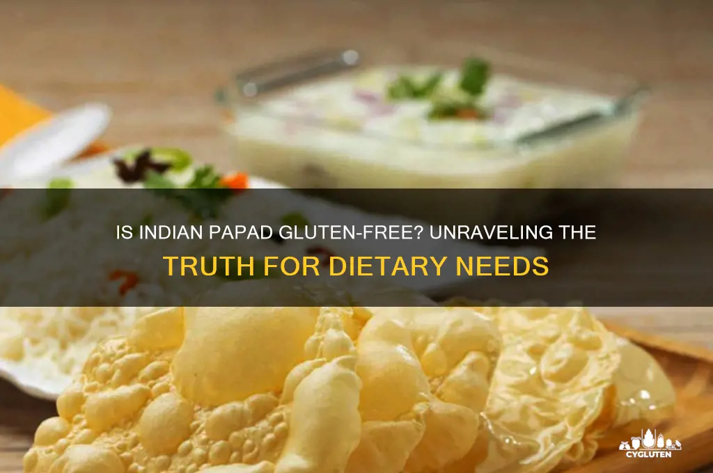 is indian papad gluten free