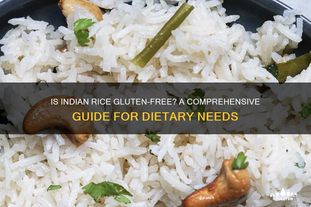 is indian rice gluten free