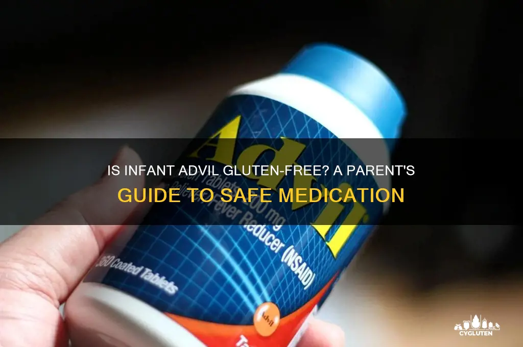 is infant advil gluten free