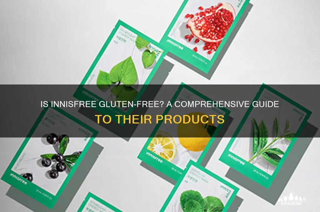 is innisfree gluten free