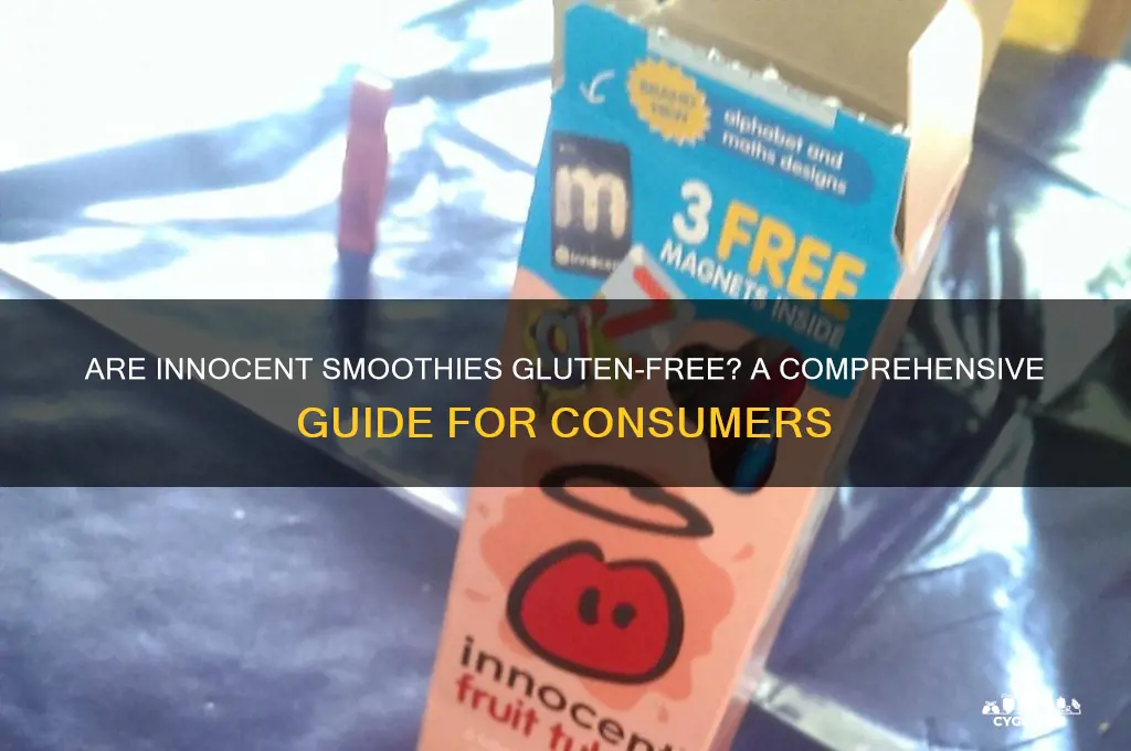 is innocent smoothie gluten free