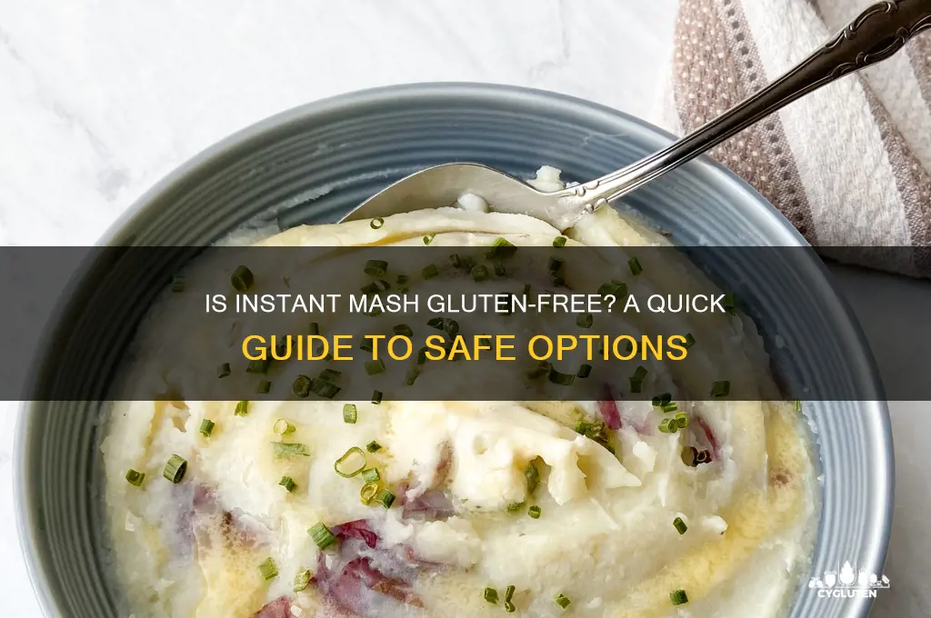 is instant mash gluten free