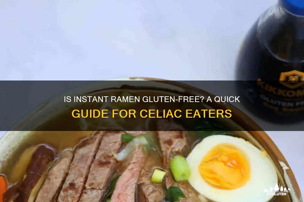 is instant ramen gluten free