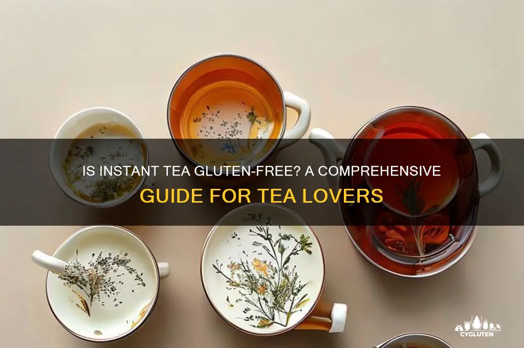 is instant tea gluten free