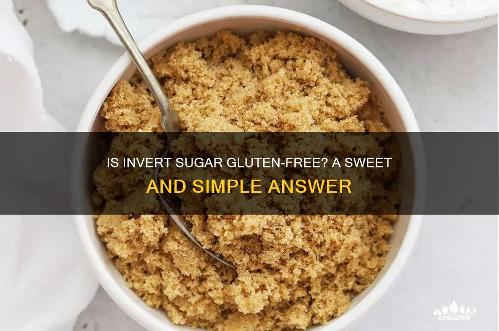 is invert sugar gluten free