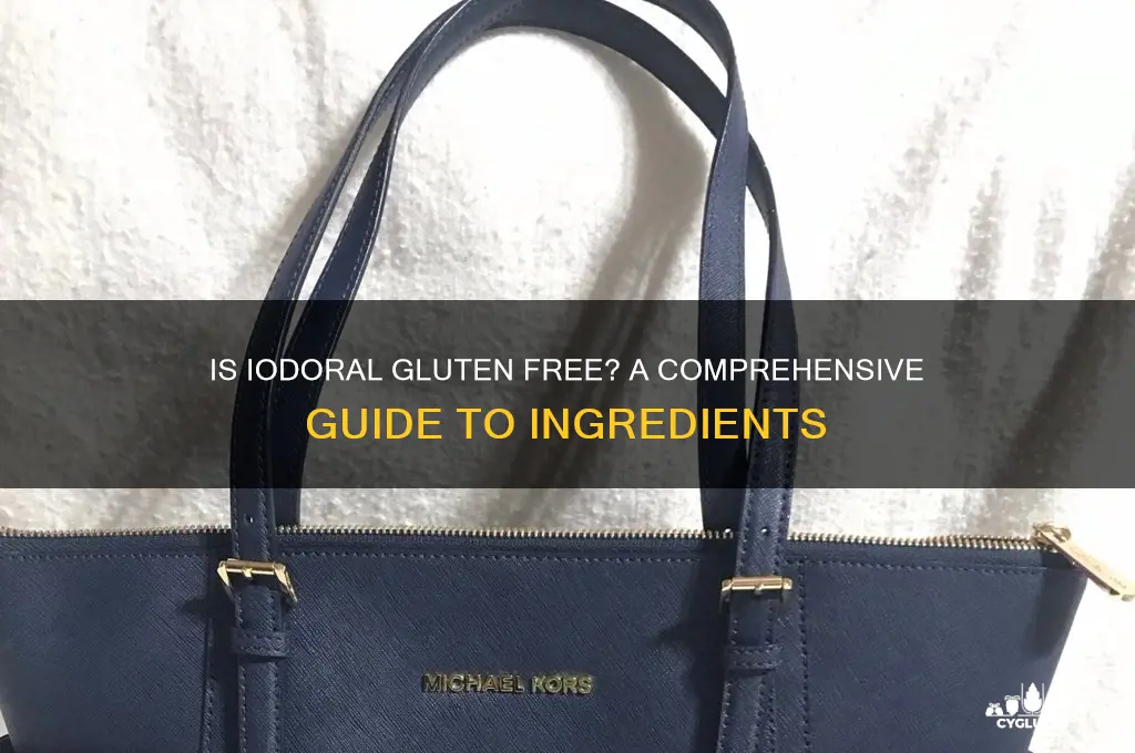 is iodoral gluten free