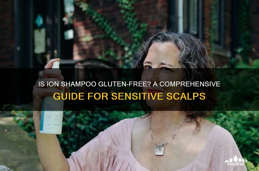 is ion shampoo gluten free