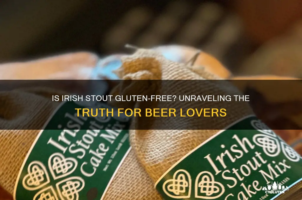 is irish stout gluten free