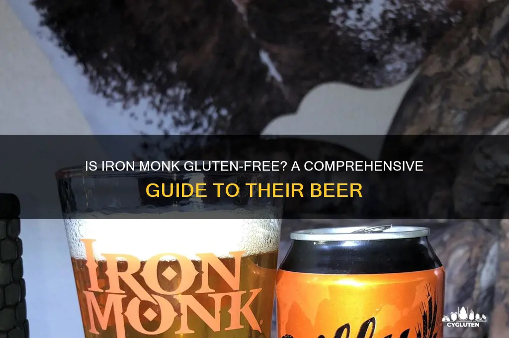 is iron monk gluten free