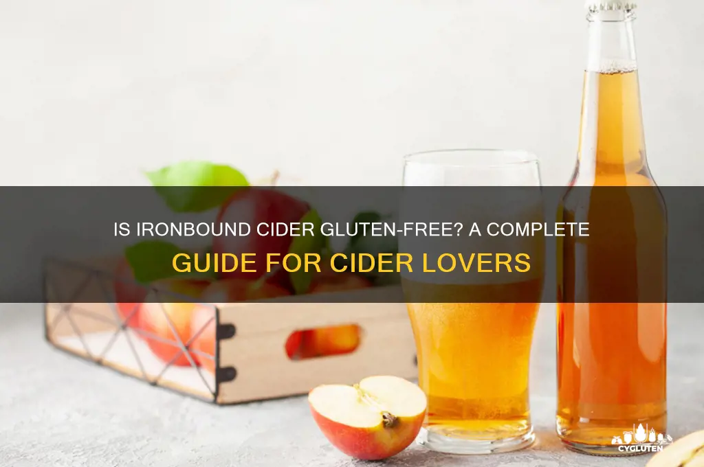 is ironbound cider gluten free