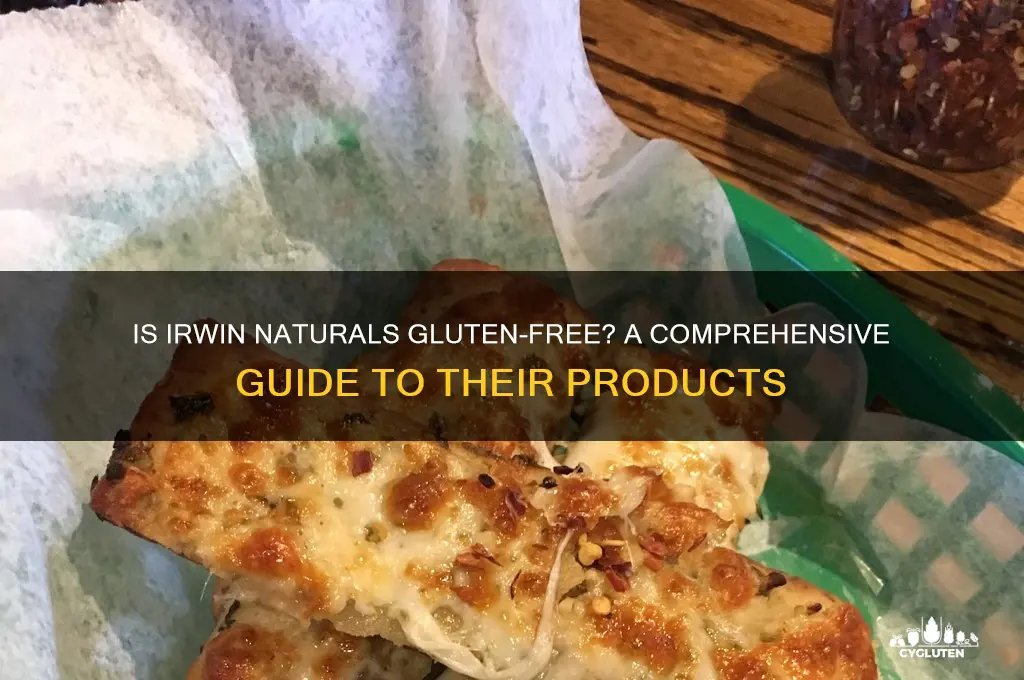 is irwin naturals gluten free
