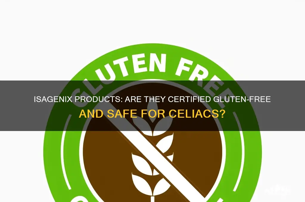 is isagenix certified gluten free