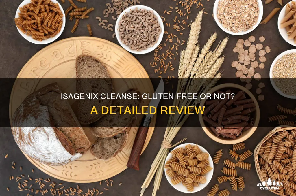 is isagenix cleanse gluten free