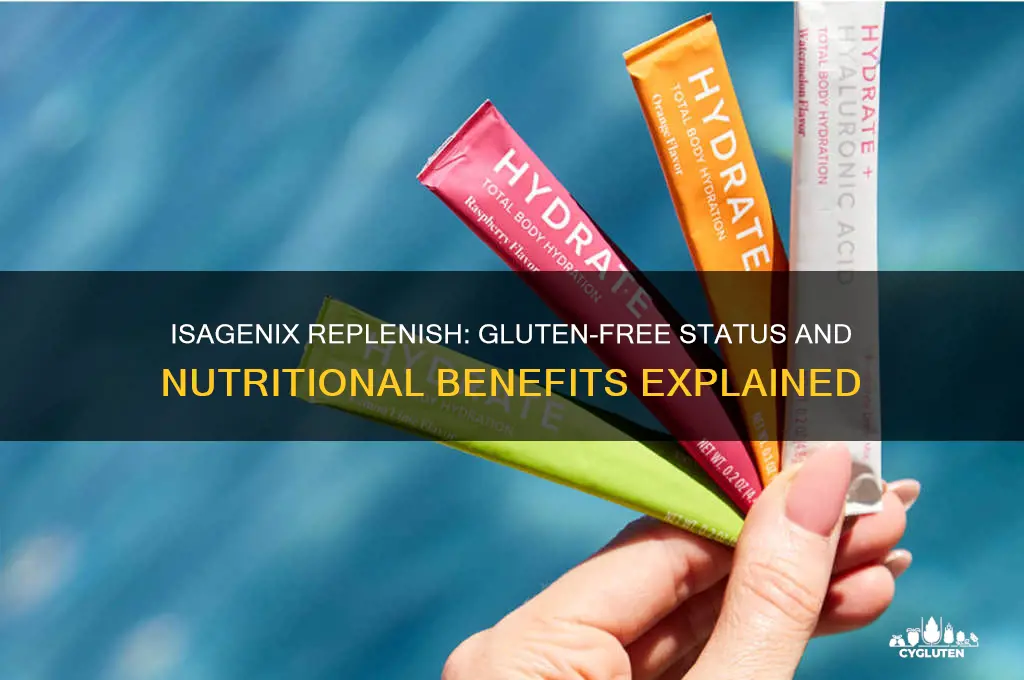 is isagenix replenish gluten free