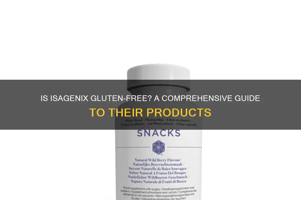 is isogenix gluten free