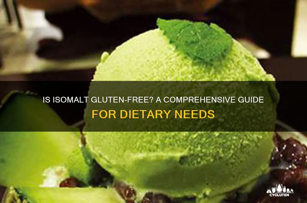 is isomalt gluten free