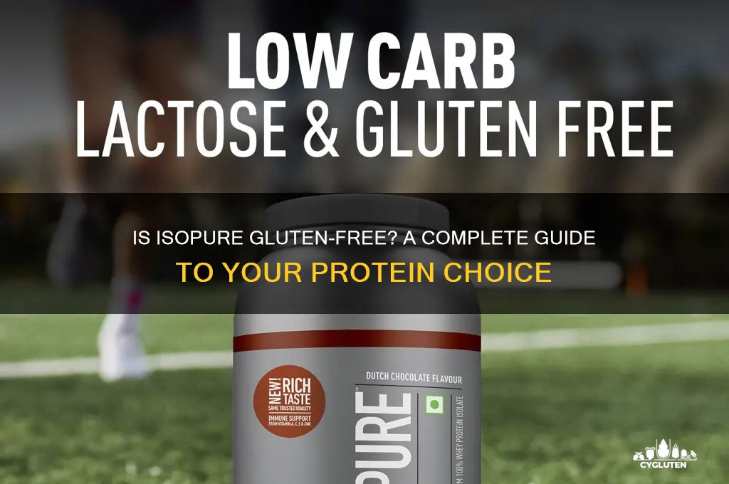 is isopure gluten free