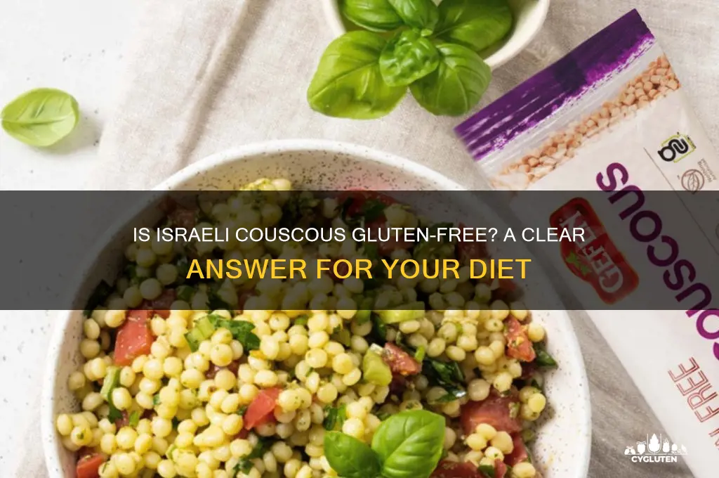 is israeli couscous gluten free
