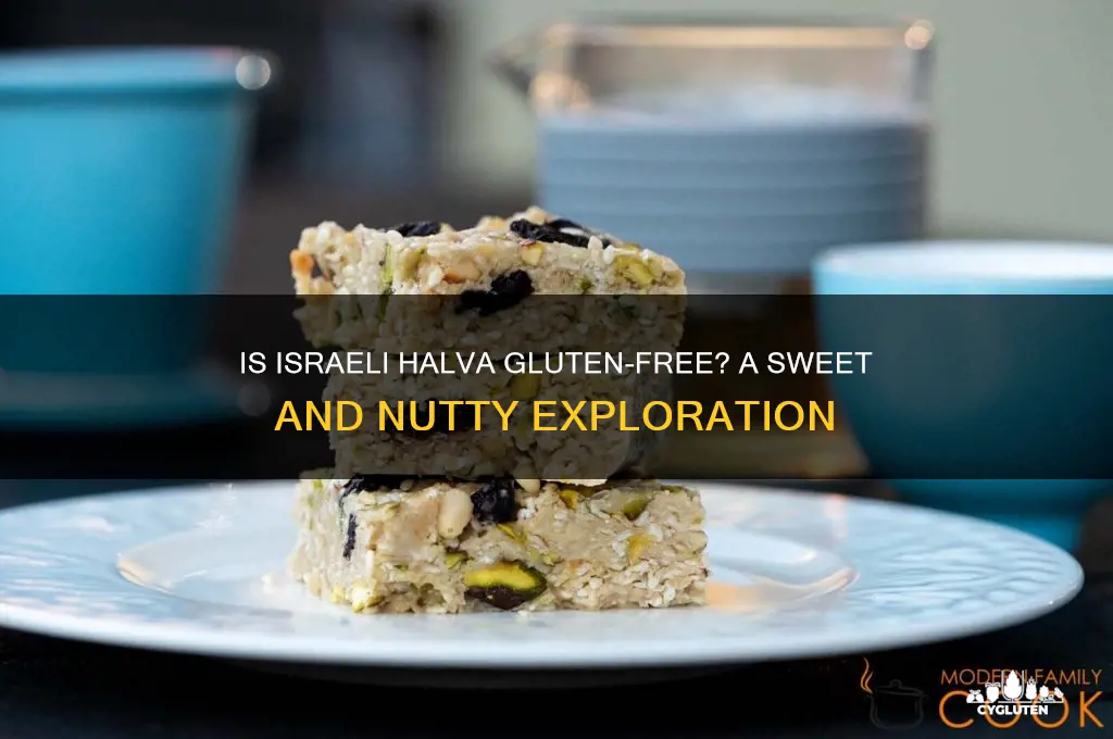 is israeli halva gluten free