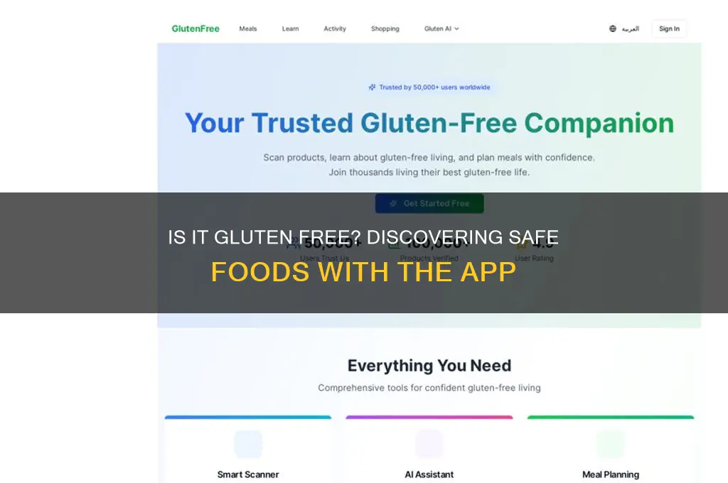 is it gluten free app