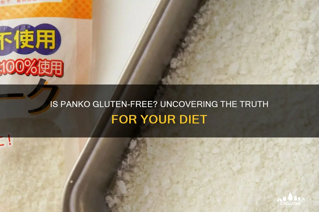 is it panko gluten free