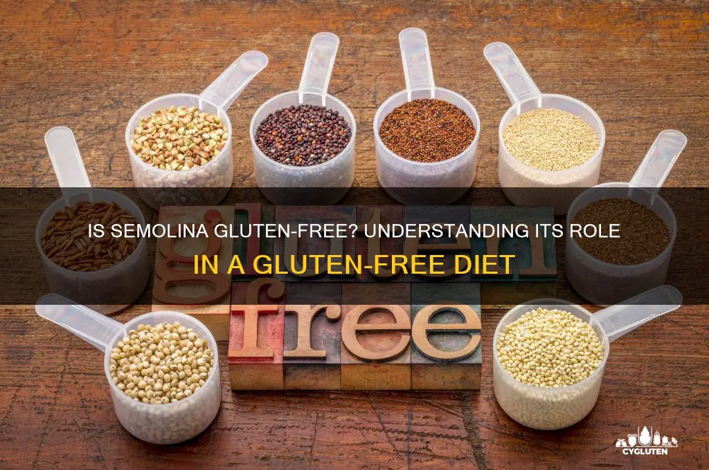 is it semolina gluten free